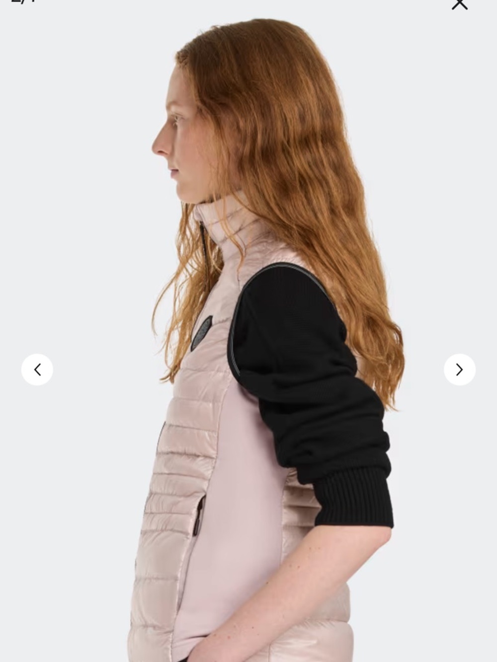 Canada Goose Hybridge Life Vest Lucent Rose Black Label NWT - Picture 2 of 7